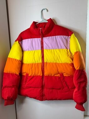 Lego x Target Multi-colored Women's Puffer Jacket, Size Small